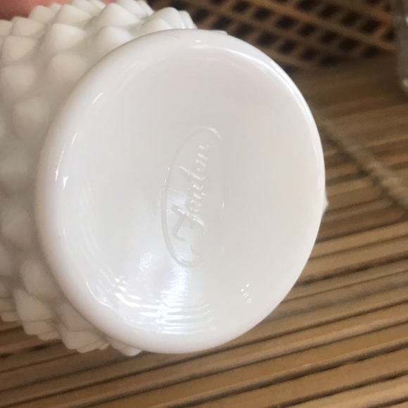 Fenton Milk Glass Hobnail Creamer - Picture 3 of 4